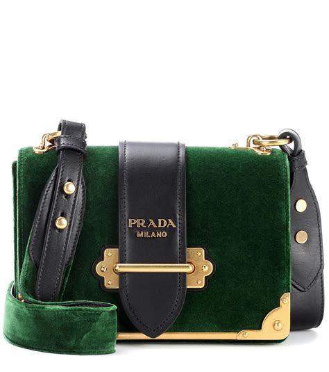 prada cahier green|prada handbags.